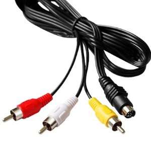  7 PIN S VIDEO to 3 RCA TV Cable Electronics