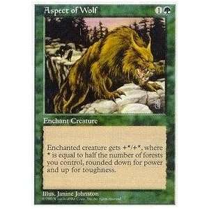    Magic the Gathering   Aspect of Wolf   Fifth Edition Toys & Games