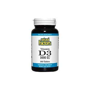  Vitamin D3 1000IU   Essential For Strong Bones and Teeth 