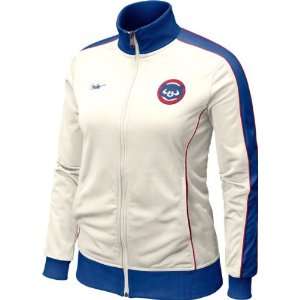  Chicago Cubs Nike Womens Cooperstown Retro Logo Track 