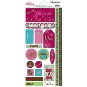  Simply Spring Cardstock Scrapbook Stickers (SS100): Home 