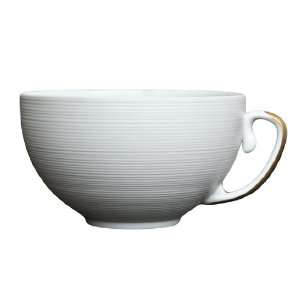  J.L. Coquet Hemisphere Matte Gold 7.3 oz Tea Cup: Home 
