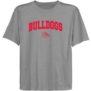  Gonzaga Bulldogs Youth Ash Logo Arch T shirt Sports 