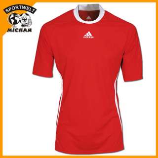 ADIDAS Clima365 Shirt Sportshirt Fitness rot weiß [XL]  