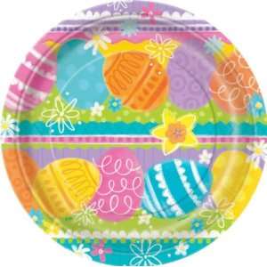  Easter Spring Eggs Dessert Plates Toys & Games