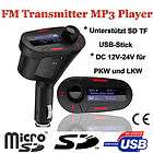 FM Transmitter  Player für KFZ Auto PKW LKW Car Radi