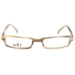  OGI 7071 207 Light Brown Horn Eyeglasses Health 