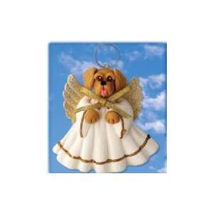  Golden Retriever Memory Angel Holiday Ornament: Home 
