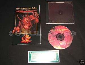 AD&D Core Rules 1.0 w/ Manual Dungeons Dragons pc RARE  