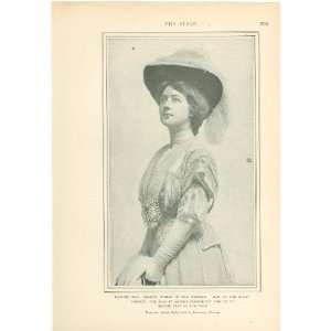  1907 Print Actress Frances Ring 