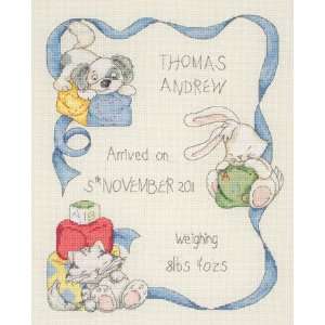  Nursery Birth Record   Cross Stitch Kit: Arts, Crafts 