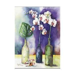  Orchids In Bottles    Print