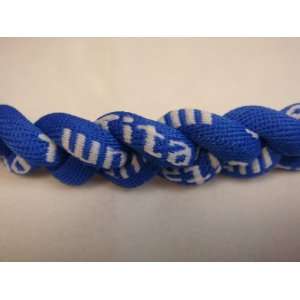 Titanium Sport Tornado Baseball Softball Sport Necklace BLUE & BLUE 20 