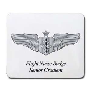  Flight Nurse Badge Senior Gradient Mouse Pad Office 