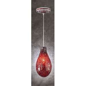   lighting   pendants   tango in crackle red