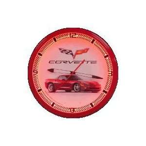   C6 Red Neon 20 Wall Clock Car Made In USA New 