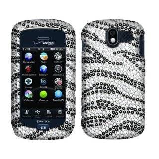 Leopard Cheetah Cristalina crystal bling case cover for Pantech Crux 