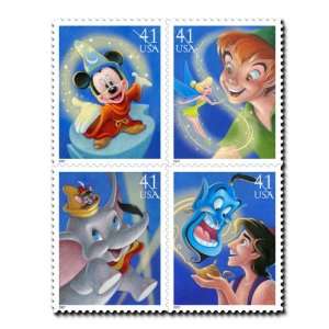  The Art of Disney US Postage Stamp Sheet 