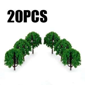   inch Scenery Landscape Train Model Trees Scale 1/100: Toys & Games
