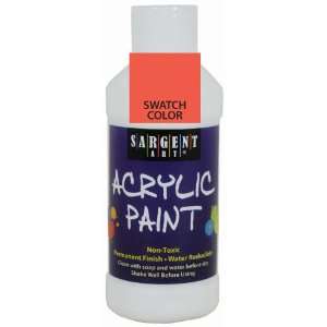  Sargent Art 22 2325 8 Ounce Acrylic Paint, Naphthol Red 