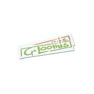    G. Loomis Lime Green 12 Radical Logo Window Sticker: Automotive