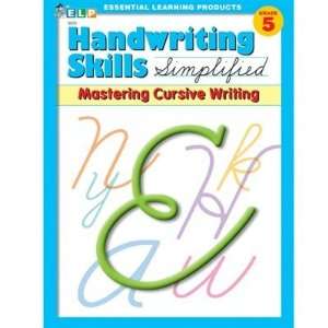   Products ELP 900105 Grade 5 Mastering Cursive Writing: Office Products