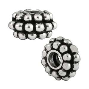    12mm Silver Plated Triple Beaded Bali Style Spacer Jewelry