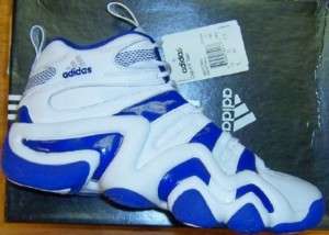 Adidas Crazy 8 White/Blue Basketball Shoes,NWT,674104  