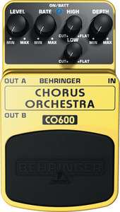 New Behringer CO600 Chorus Orchestra Pedal Bundle w/Power PSU SB 