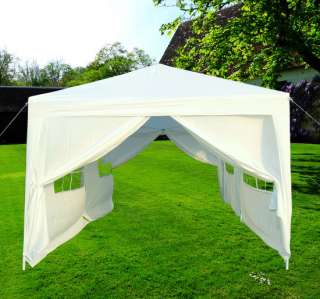 New 10x 20 Easy Set Pop Up Outdoor Party Tent Canopy Gazebo White 