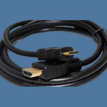3FT Mini HDMI to HDMI Cable for Canon EOS Rebel T1i T2i T3i  
