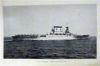 RARE 1942 WW2 WAR BATTLE CORAL SEA USS LEXINGTON NAVY   