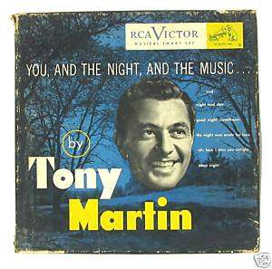 TONY MARTIN YOU, AND THE NIGHT, AND THE MUSIC RCA 3 45s  