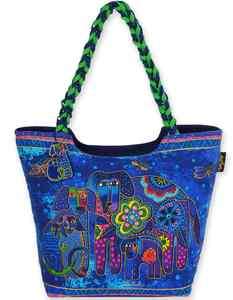   Dogs Canine Family Dog Large Scoop tote Butterfly 2012 Design  