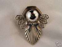 Handcrafted Silvertone Nurse Angel Pin/Pendant  