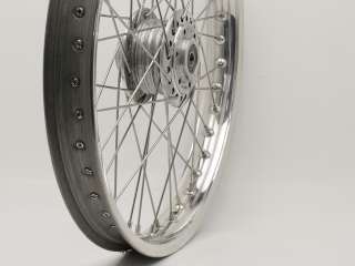 21 Wheel, Morad/Akront Alloy Rim, 21 x 1.85, 40 Stainless Butted 
