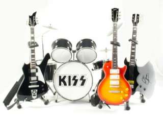 KISS Axe Miniature Guitars and Drum Mega Set  