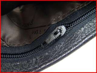 Best bifold mens black smooth best real genuine leather wallet purse