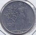 Italy 100 Lire 1956 R AU SCARCER   