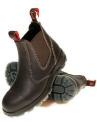 Redback USBOK Chelsea Boots mit Stahlkappe Claret Brown aus Australien