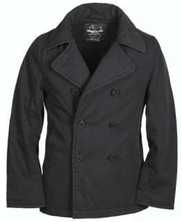 Surplus Vintage Pea Coat Marine Jacke  schwarz oder braun  
