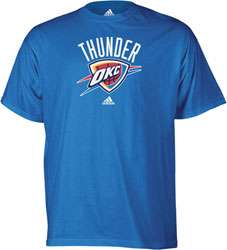 Oklahoma City Thunder adidas Youth Primary Logo Short Sleeve T Shirt 