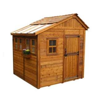   ft. x 8 ft. Western Red Cedar Garden Shed SSGS88 at The Home Depot