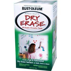 Dry Erase Paint from Rust Oleum  The Home Depot   Model#:182729