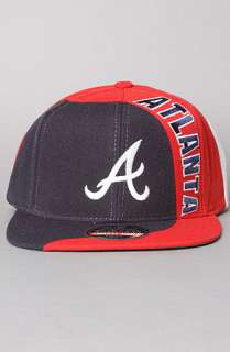 American Needle Hats The Atlanta Braves Sidewinder Snapback Hat in 