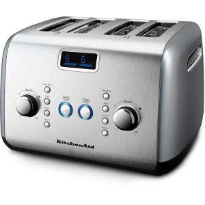 KitchenAid 4 Slice Architect Toaster in Contour Silver KMT423CU at The 