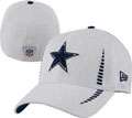 Dallas Cowboys White New Era 39THIRTY Training Flex Hat