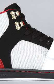 Creative Recreation The Cesario Sneaker in Black White Red  Karmaloop 