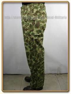 WW2 US Army Camo HBT Utility Trousers XL  