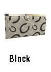 Womens clutch wallet style leather like design  